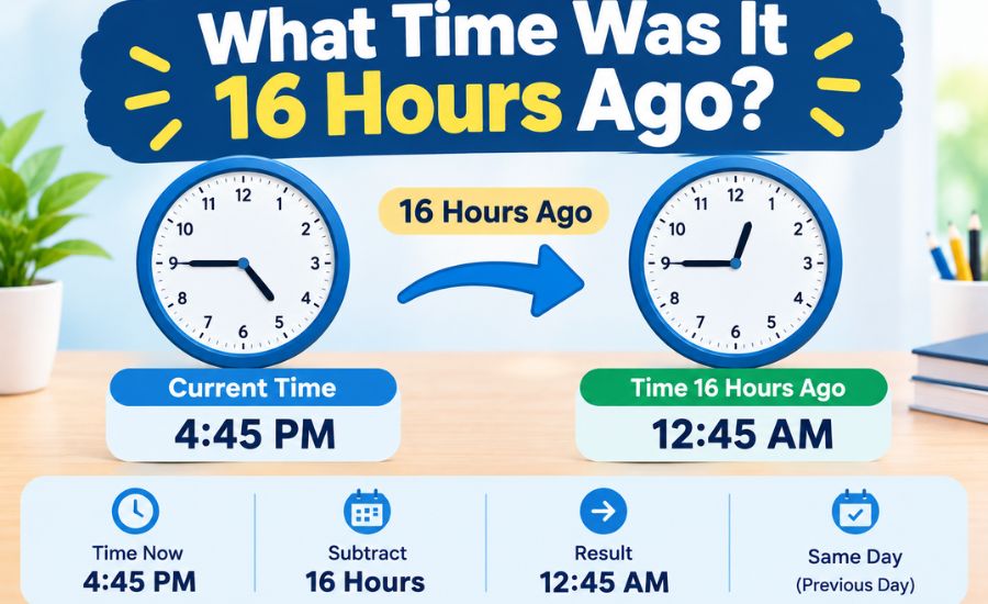 What Time Was It 16 Hours Ago
