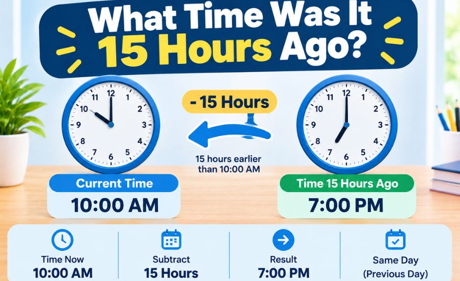 What Time Was It 15 Hours Ago