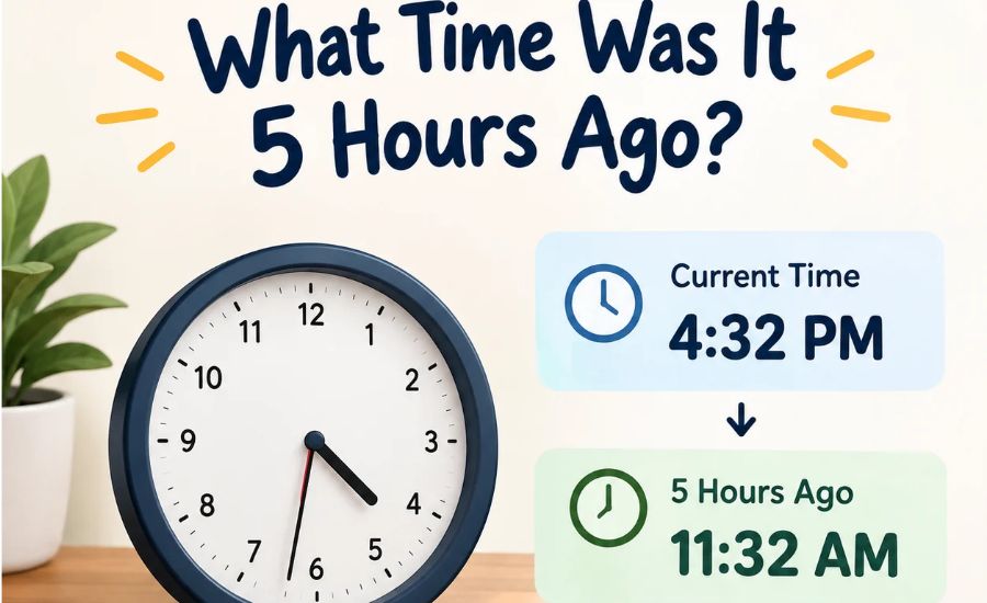 What Time Was It 5 Hours Ago