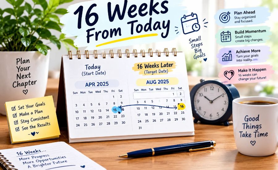 16 Weeks From Today