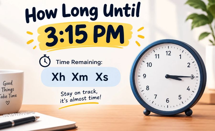 How Long Until 3:15 PM